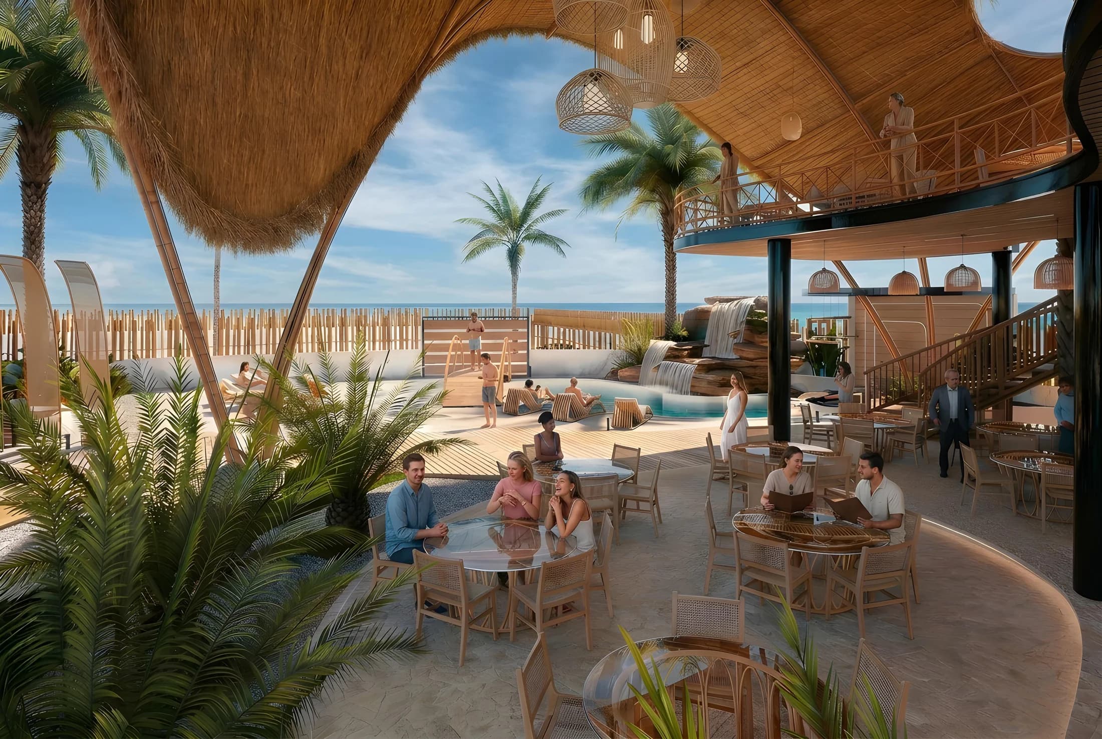 Restaurante del Club House de Punta Paraíso